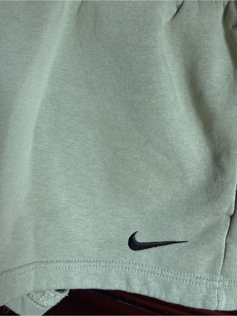 Nike Women’s Phoenix Fleece V-Neck Cropped Sweatshirt & Shorts Matching Set
